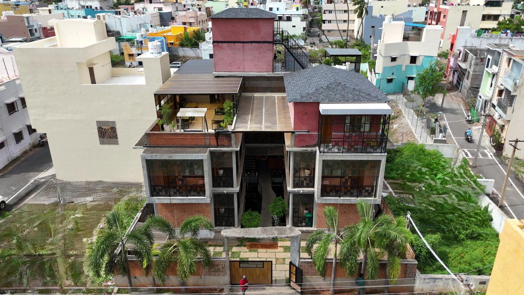 Villa Ecotiva Pondicherry Bagian luar foto