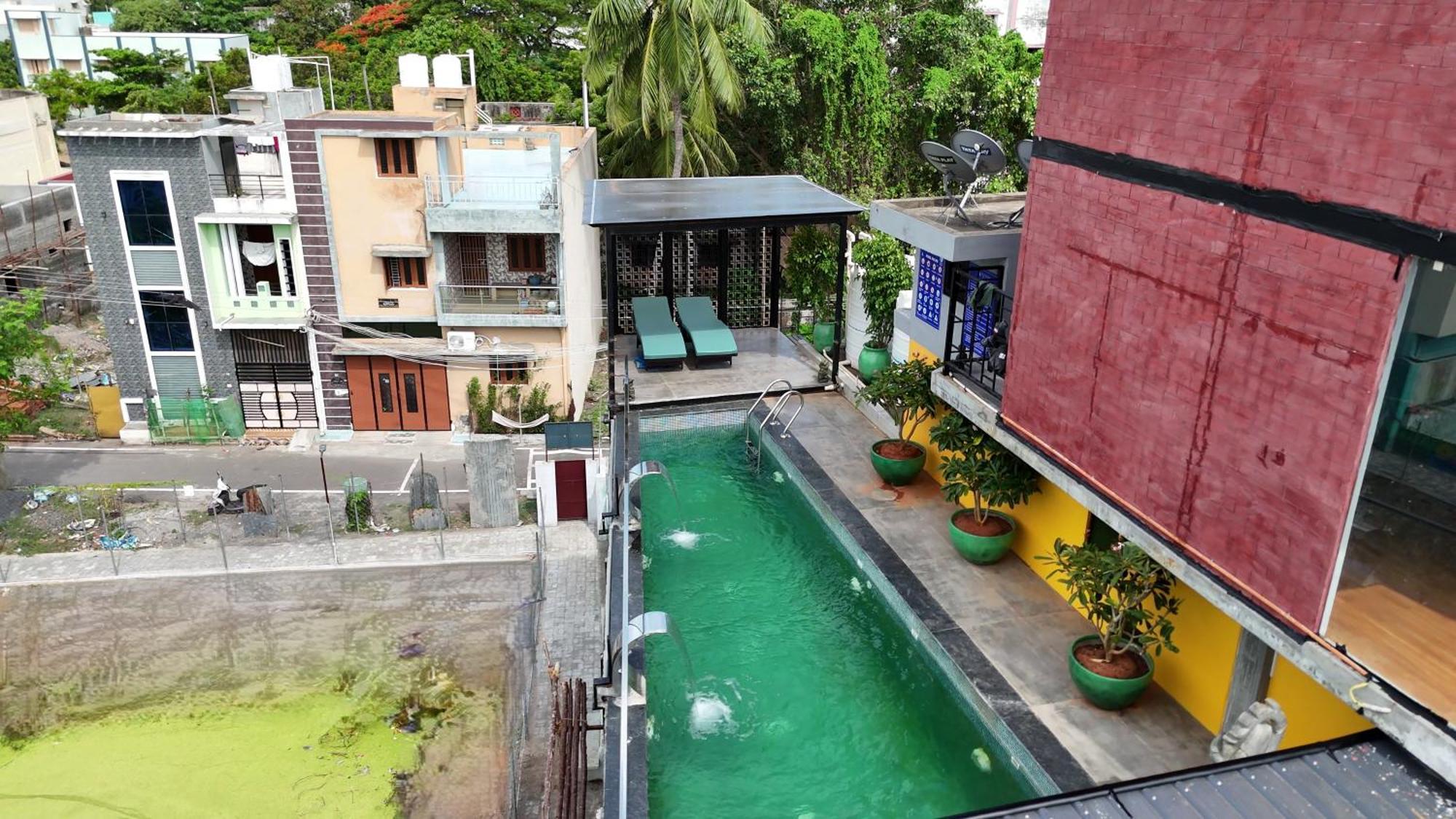 Villa Ecotiva Pondicherry Bagian luar foto